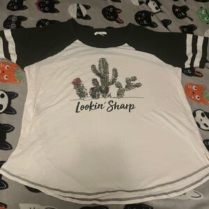 Maurices Lookin' Sharp Cactus Graphic Tee woman’s XL